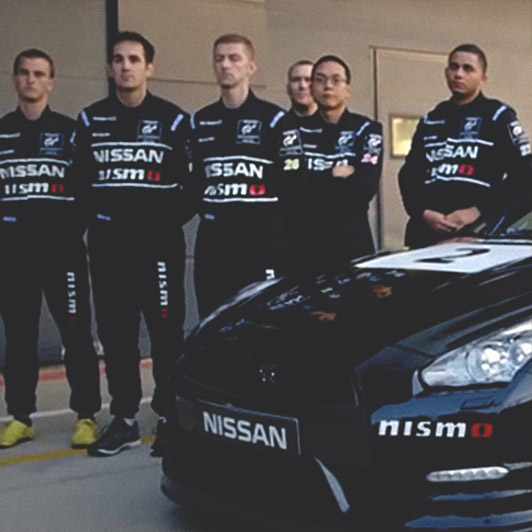 Nissan GT Academy Contestants Standing Behind the Nissan GTR Nismo | Season 3
