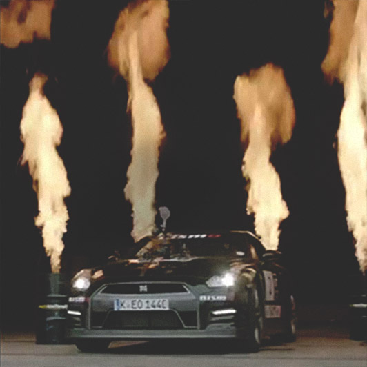 Nissan GT Academy GTR Nismo in Black Hazard Hangar | Season 3