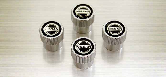 Nissan Valve Stem Caps (4-piece set) Nissan Valve Stem Caps (4-piece set)