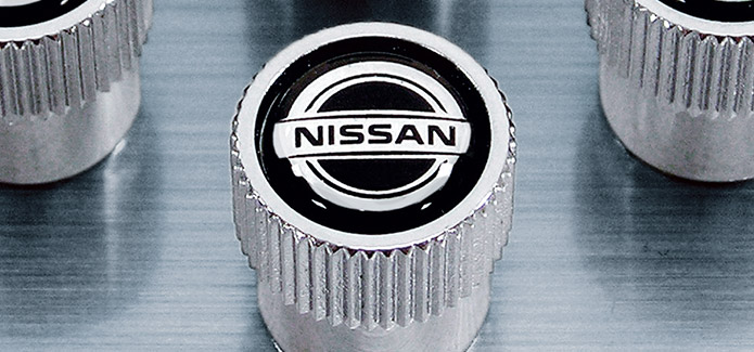 Nissan Valve Stem Caps (4-piece set) Nissan Valve Stem Caps (4-piece set)