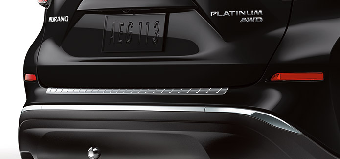 Satin Chrome Rear Bumper Protector Satin Chrome Rear Bumper Protector