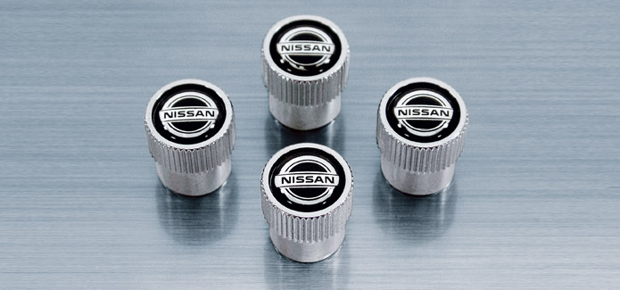 Nissan Valve Stem Caps (4-piece set) Nissan Valve Stem Caps (4-piece set)