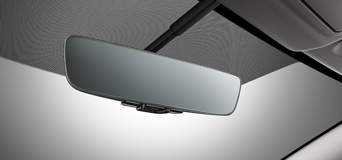 Frameless Auto-dimming Rearview Mirror with Universal Remote Frameless Auto-dimming Rearview Mirror with Universal Remote