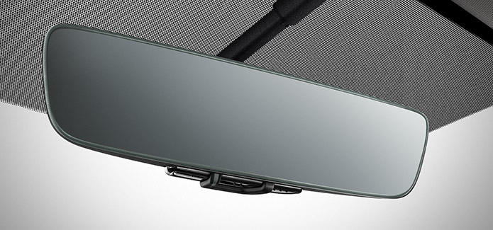 Frameless Rear View Mirror with Universal Remote Frameless Rear View Mirror with Universal Remote